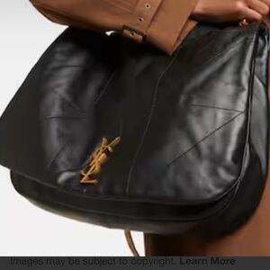 YSL Large Jamie 4.3 Black leather bag